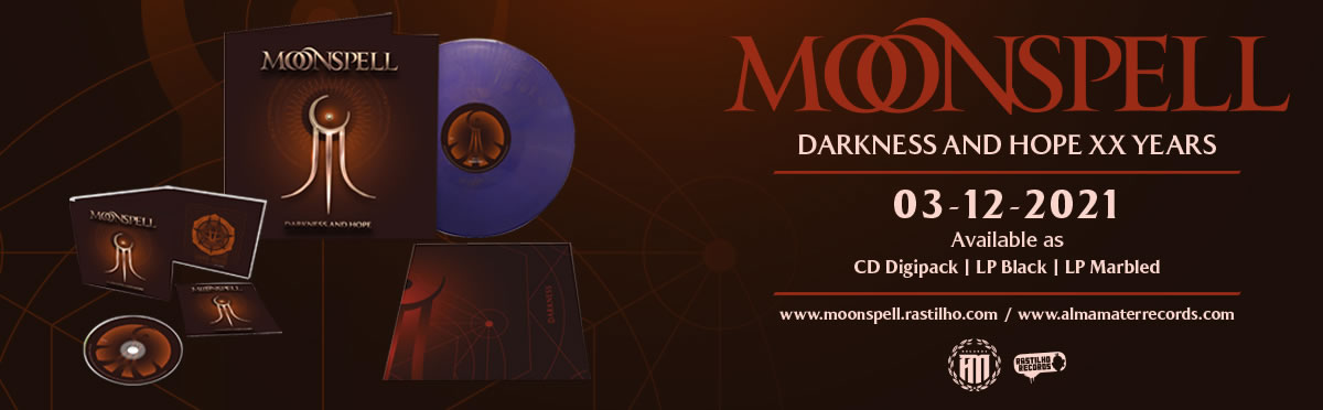 Moonspell "Darkness and Hope (20th Anniversary)" Banner